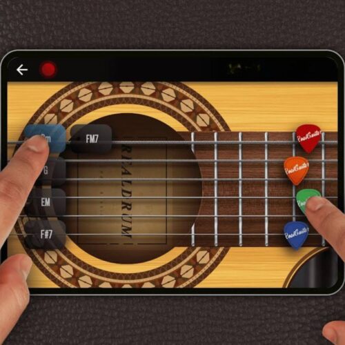 jouer de la guitare