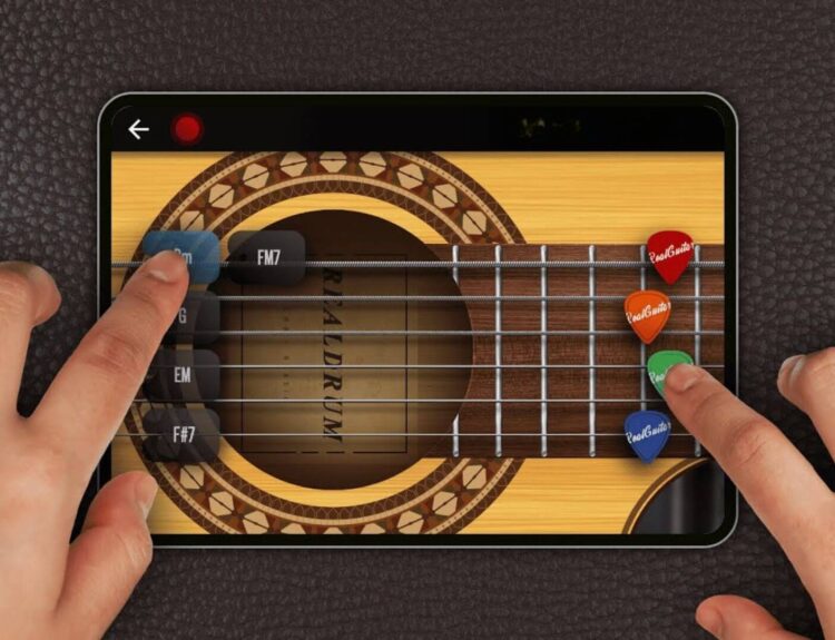 jouer de la guitare
